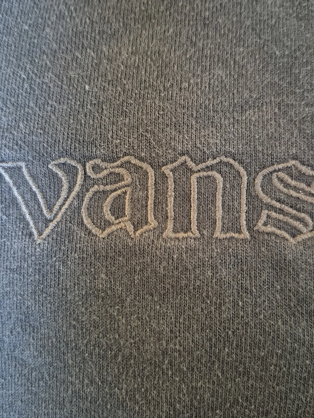 Vans Men's Dark Gray Crewneck Sweatshirt